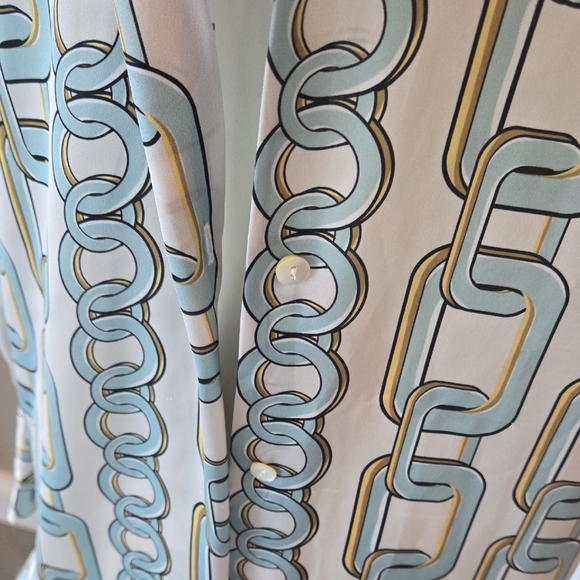 Zara‎ Multicolor Patterned Blouse-Large.   z15 - Picture 6 of 10